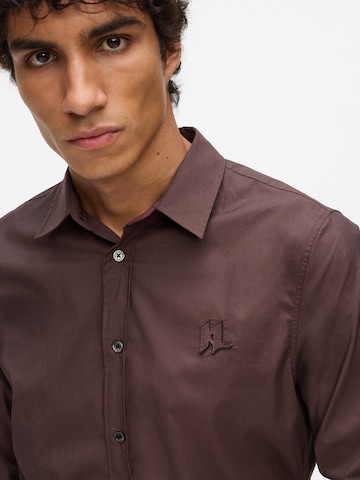 Karl LagerfeldRegular Fit Košulja - smeđa boja
