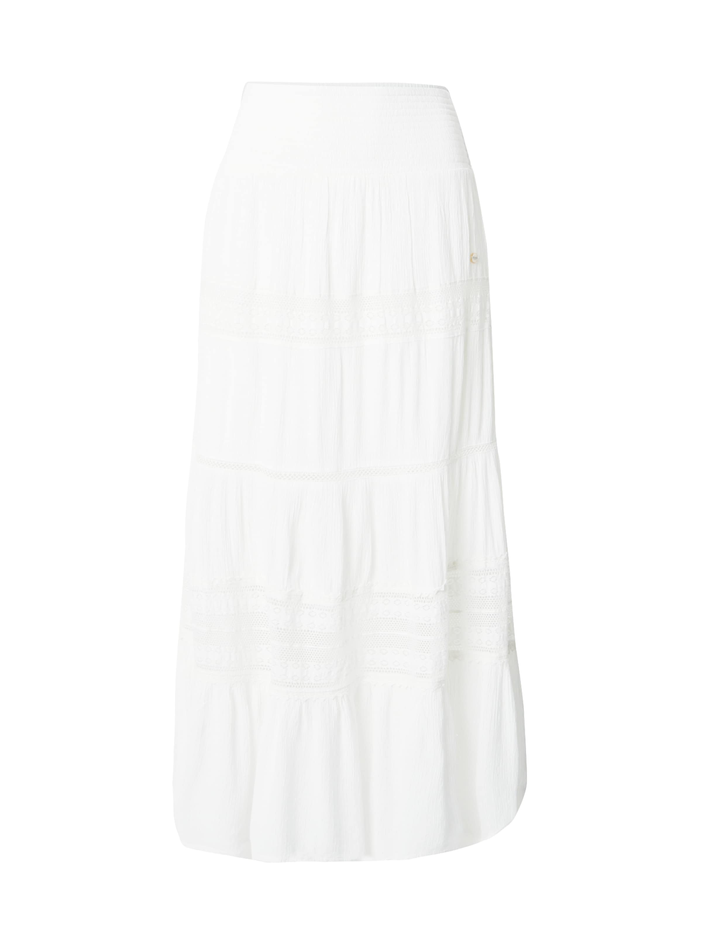 Superdry & Co Skirt 'Ibiza' in White: front