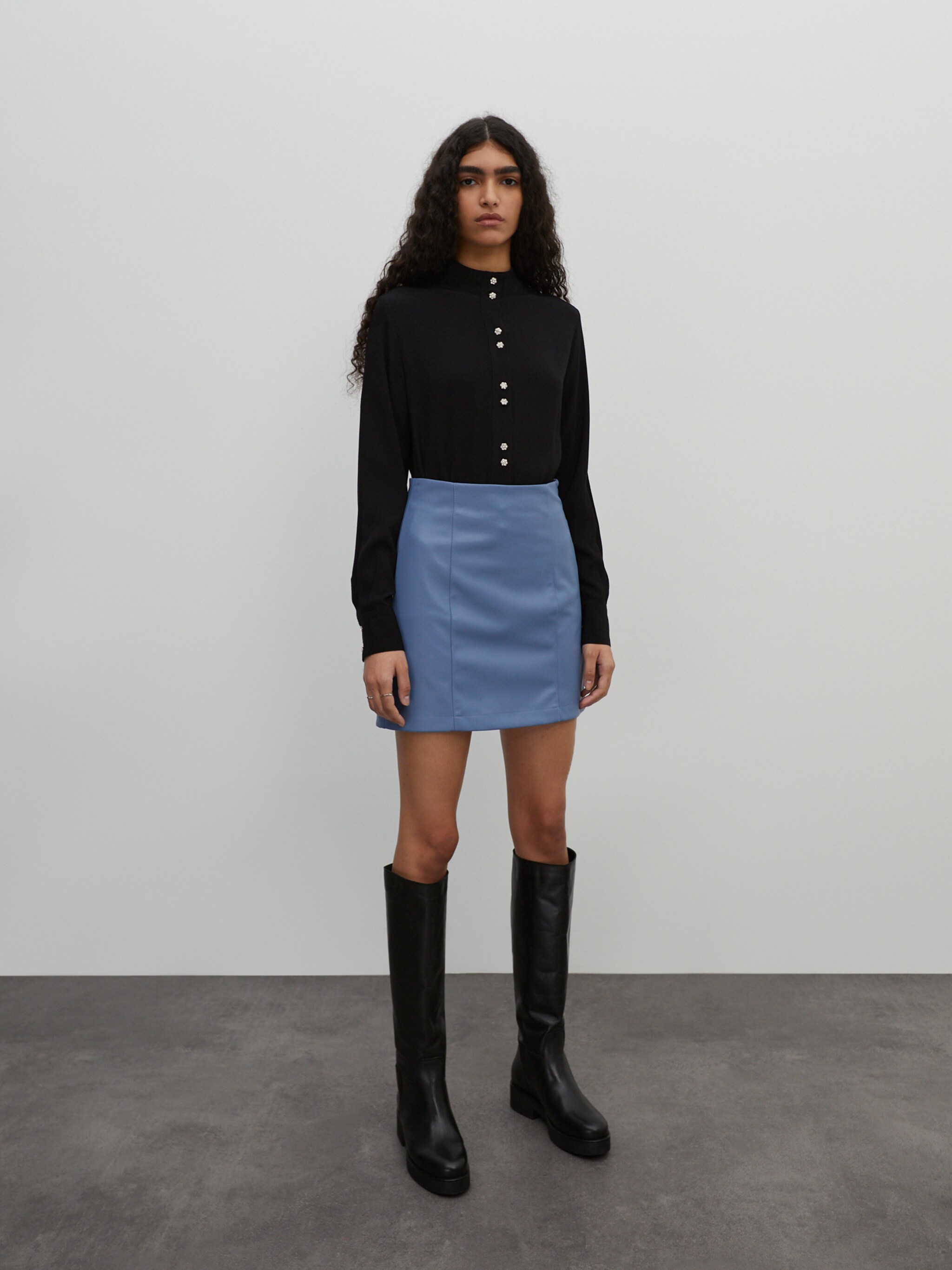 EDITED Producten Blouse 'Lise' Zwart