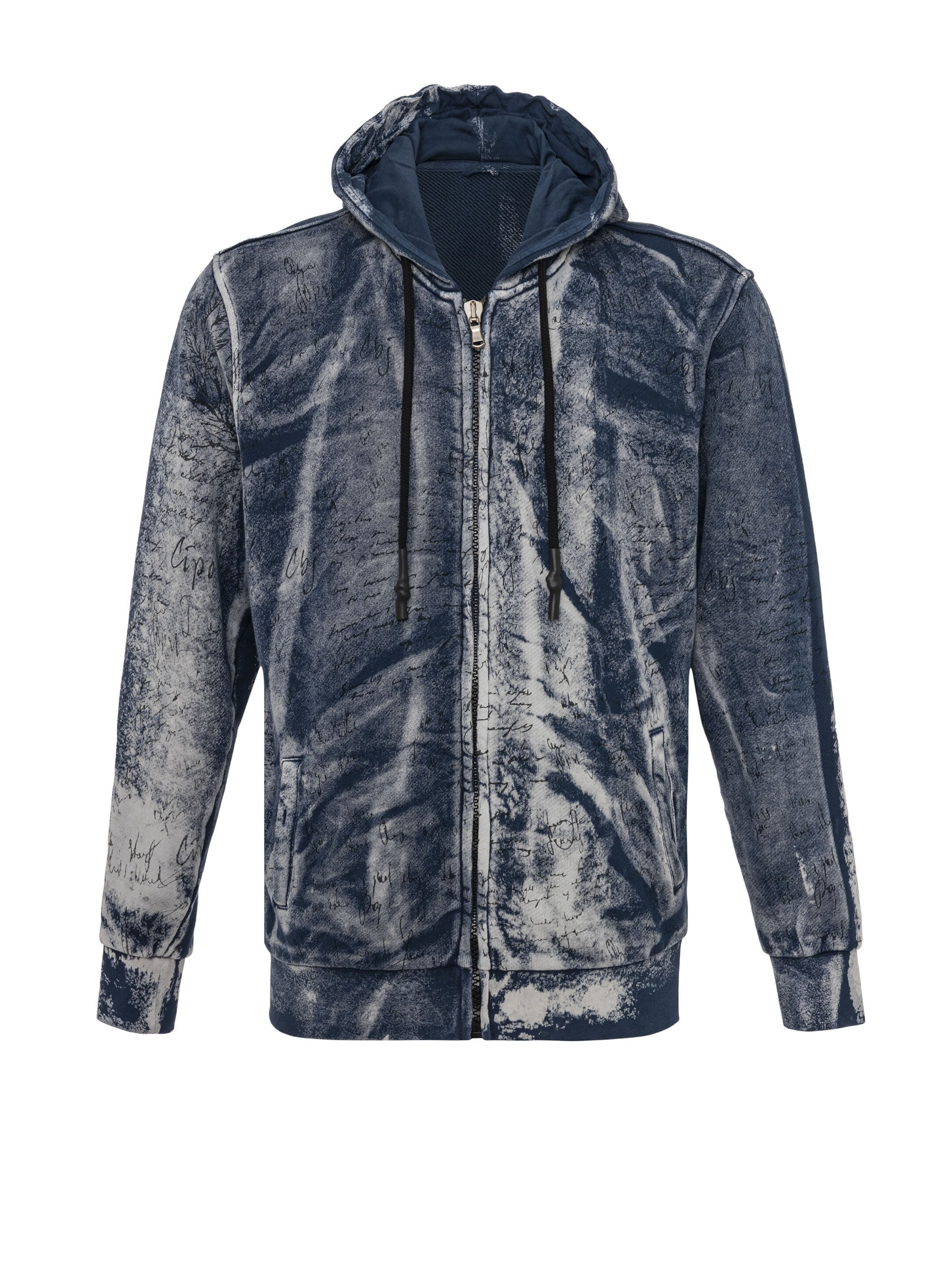 Veste de survêtement CIPO & BAXX en bleu : devant