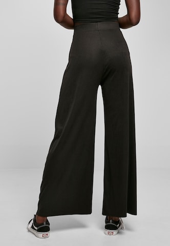 Urban Classics Wide leg Pants in Black