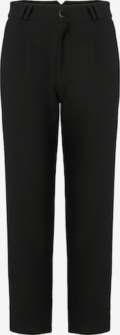 Coupe slim Pantalon chino Salsa Jeans en noir : devant