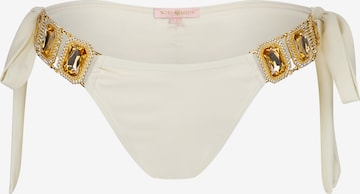 Moda Minx Bikinihose 'Boujee' in Weiß: Vorderseite