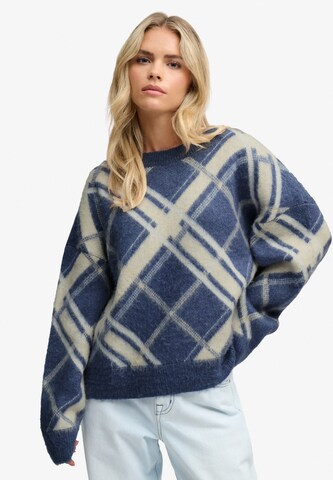 Pull-over Superdry & Co en bleu : devant