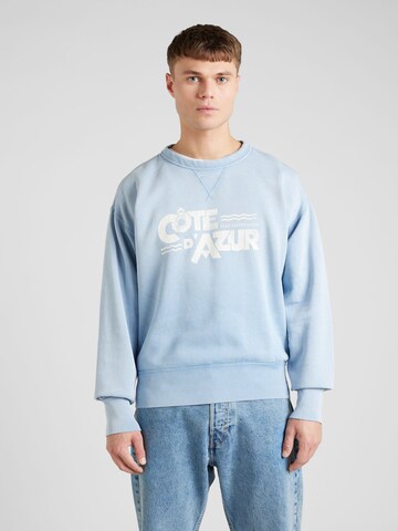 Sweat-shirt Polo Ralph Lauren en bleu : devant