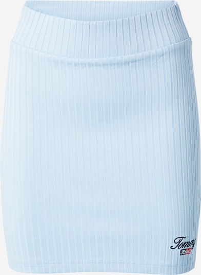 Tommy Jeans Nederdel i lyseblå / knaldrød / sort, Produktvisning