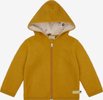 loud + proud Fleece Jacket in Yellow: front