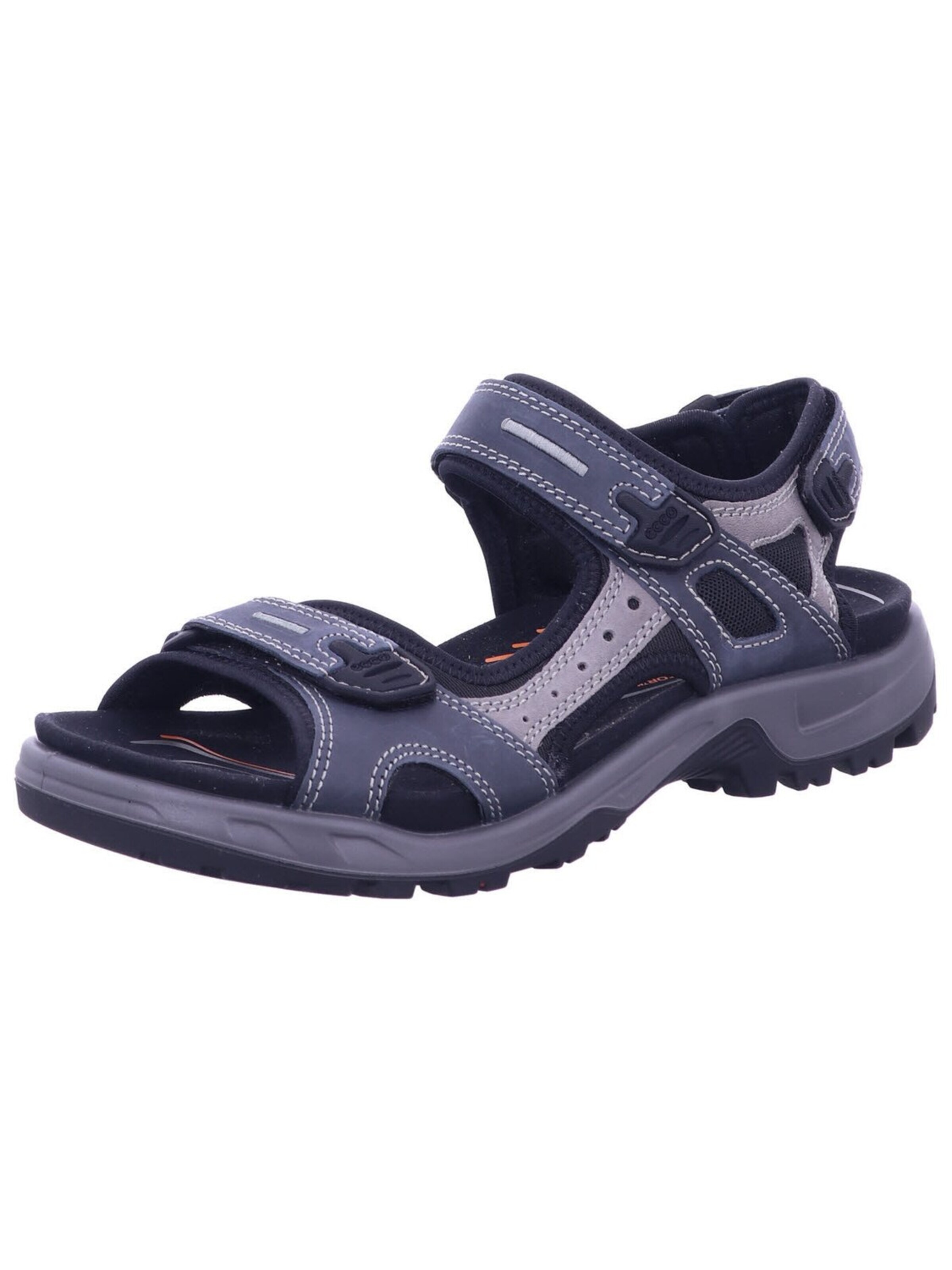 ECCO Sandals 'Sandale Herren 069564 02038 Echtleder in blau' in Blue: front