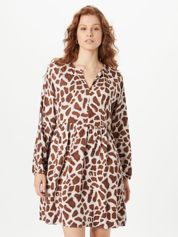 Robe MORE & MORE en marron : devant