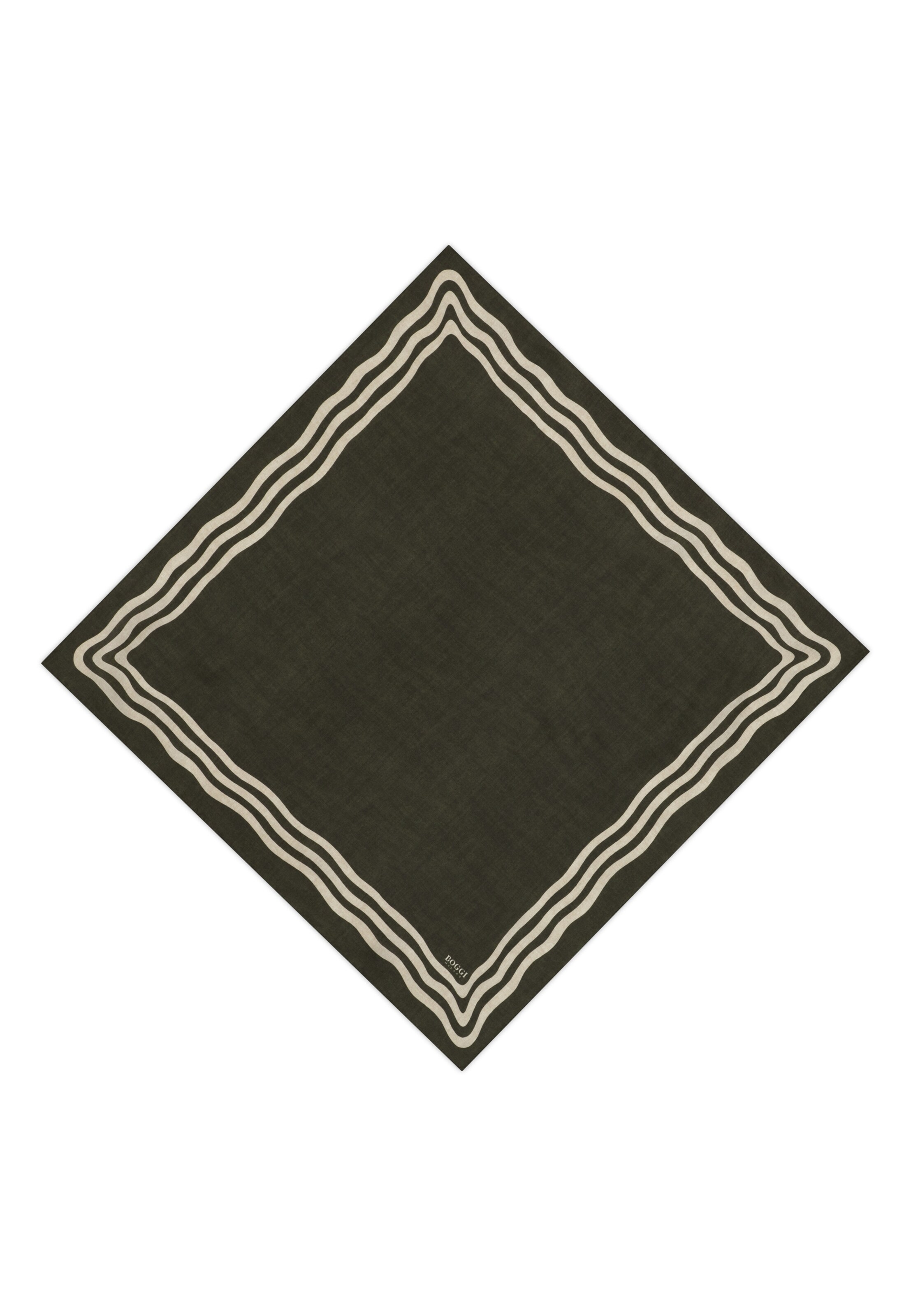 Foulard Boggi Milano en vert : devant