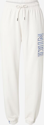 Nike Sportswear Trousers in White: front