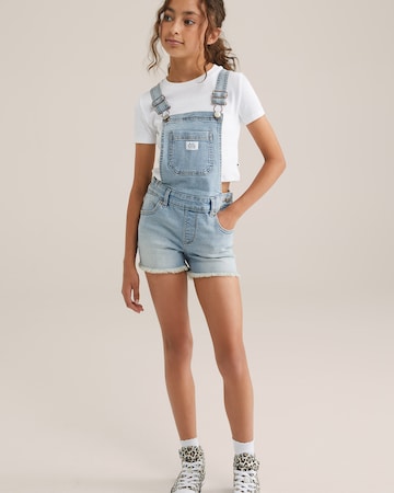 WE Fashion Слим Комбинезон в Синий