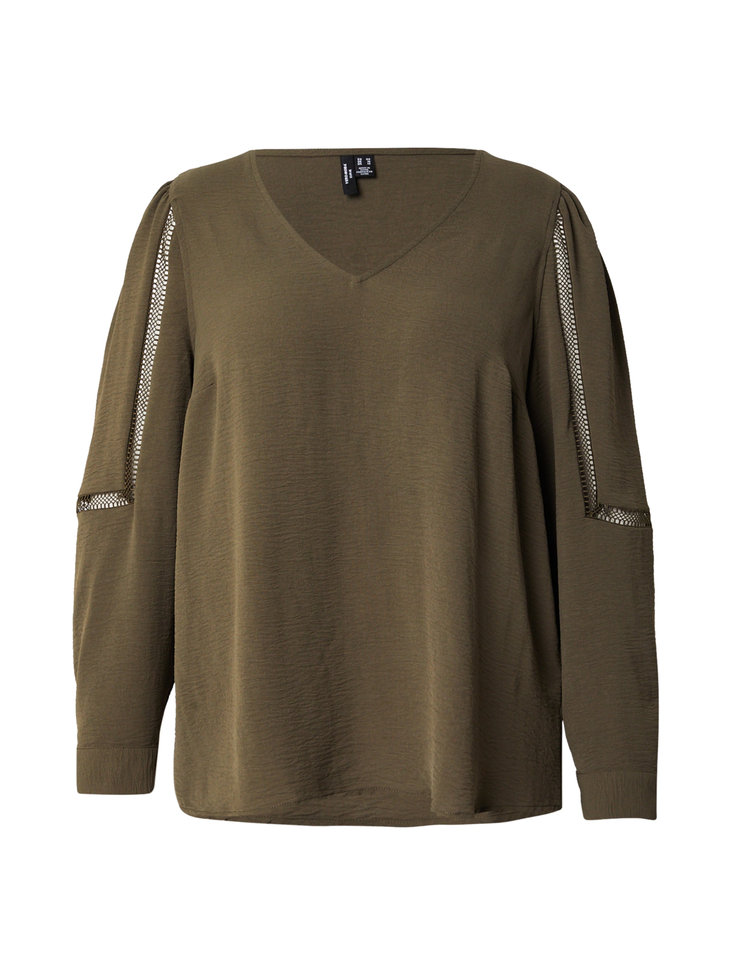 Vero Moda Curve Блуза 'VMCalva' в зелено: отпред