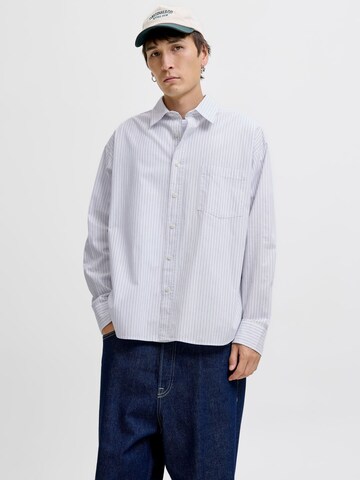 JACK & JONES Regular fit Button Up Shirt in White: front