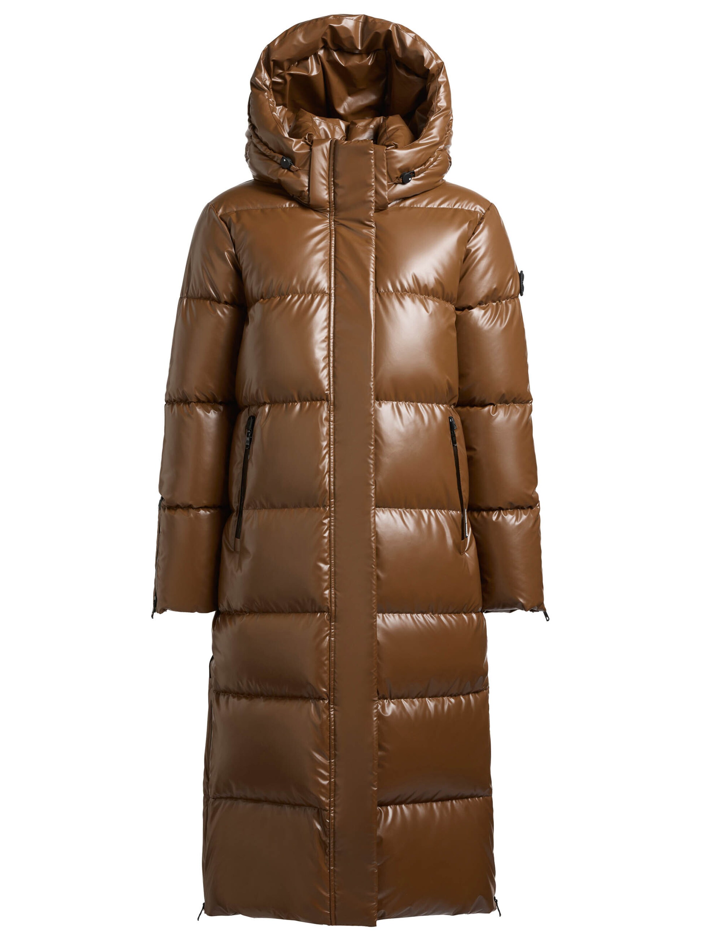 khujo Talvemantel 'Hedd2', värv pruun: eest vaates