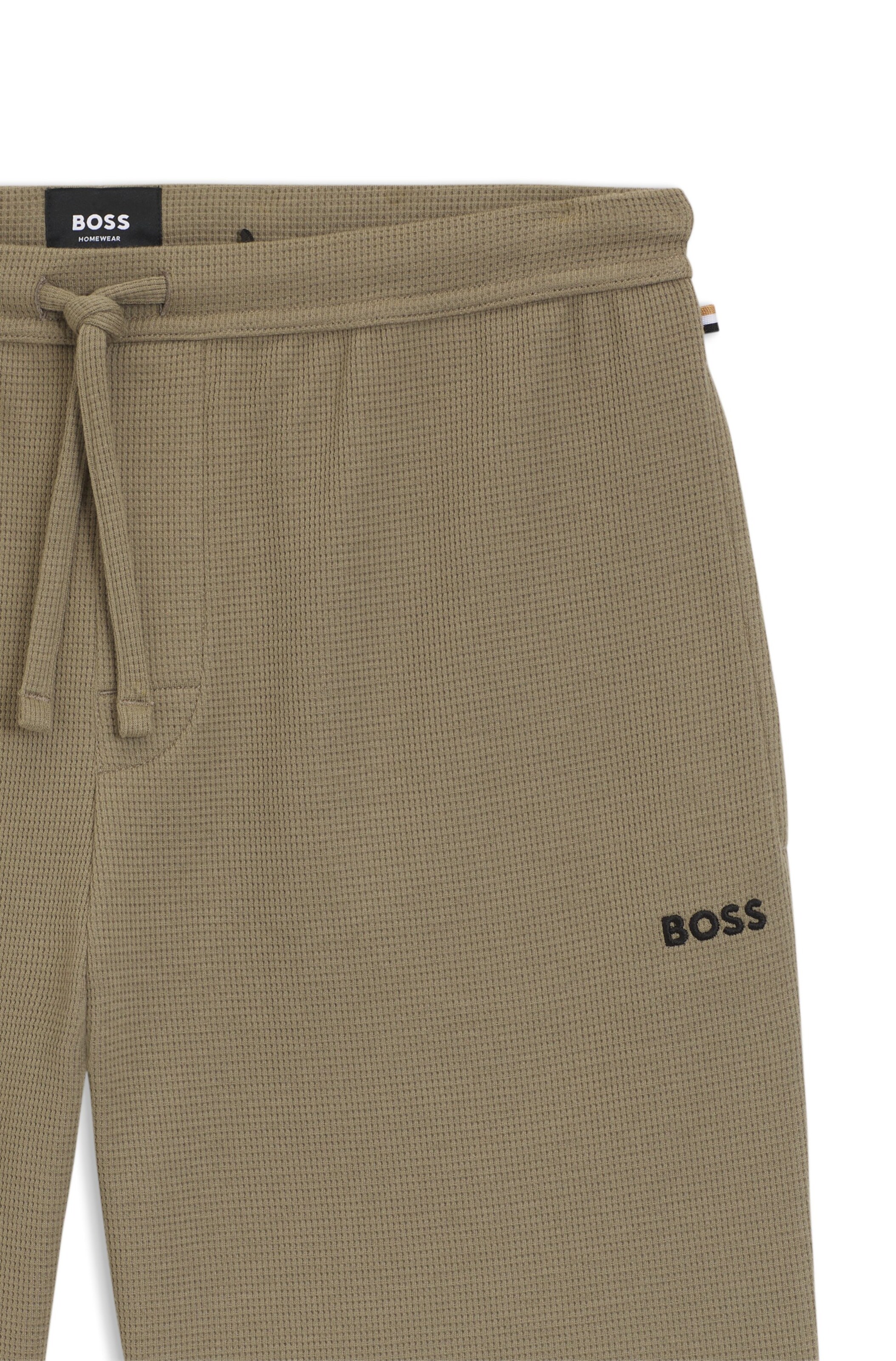 BOSS Loose fit Pajama Pants in Brown
