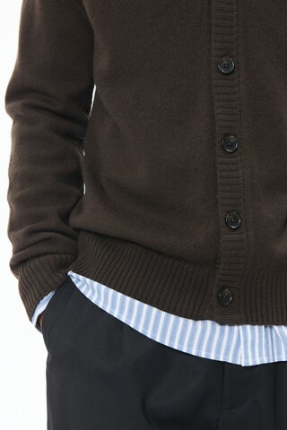 Matinique Cardigan 'MAalpin 73' i brun