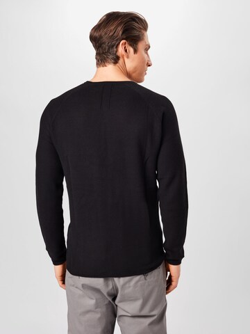 NOWADAYS Pullover 'Honeycomb' i sort