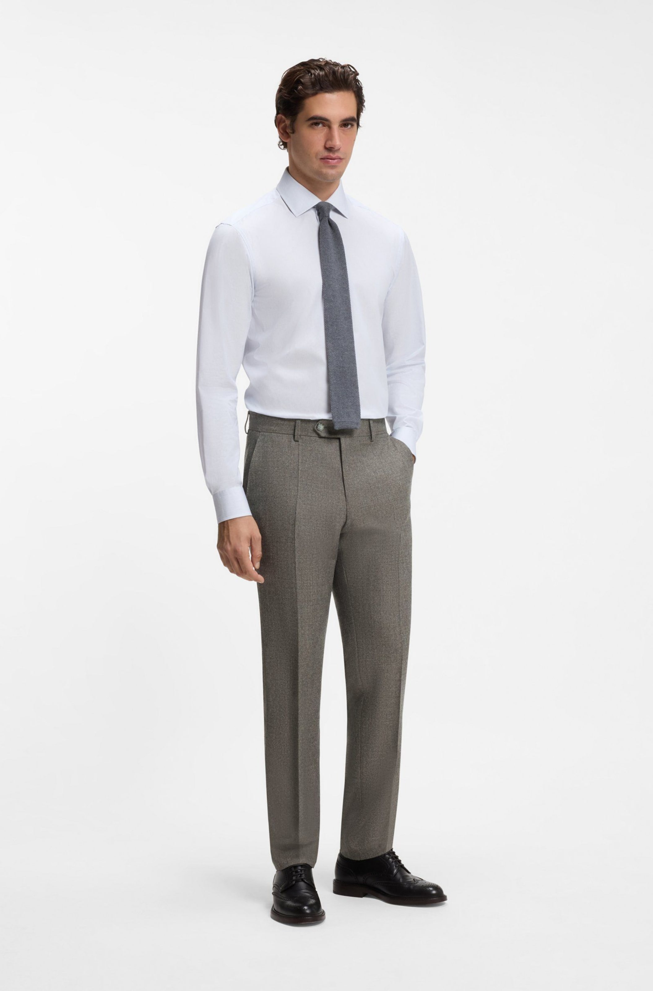 BOSS Slimfit Chinohose in Beige