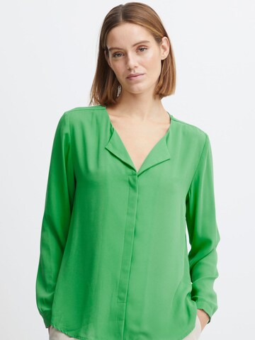 b.young Blouse 'Hialice' in Green: front