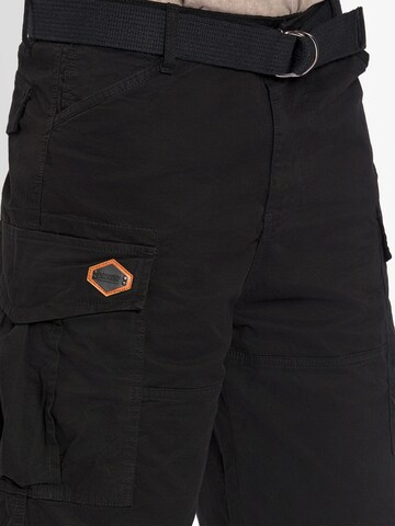 Alessandro Salvarini Regular Cargo Pants in Black