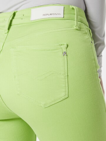 REPLAY Skinny Jeans 'LUZIEN' in Groen