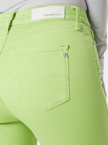 REPLAY Skinny Jeans 'LUZIEN' in Green