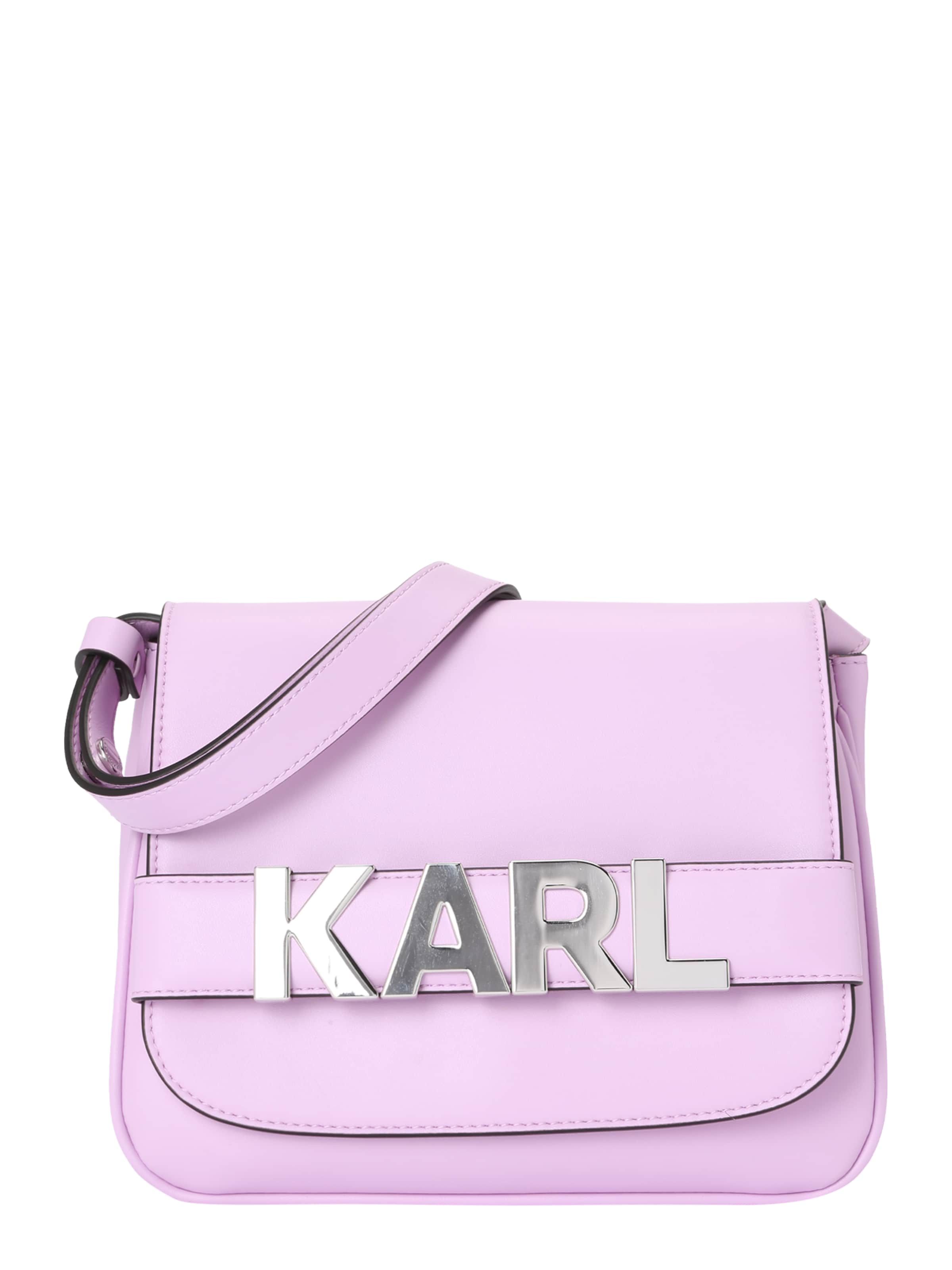 Karl Lagerfeld Τσάντα ώμου σε λιλά: μπροστά