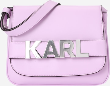 Karl Lagerfeld Crossbody bag in Purple: front