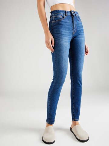 ABOUT YOU Skinny Jeans 'Falda Jeans' in Blue: front