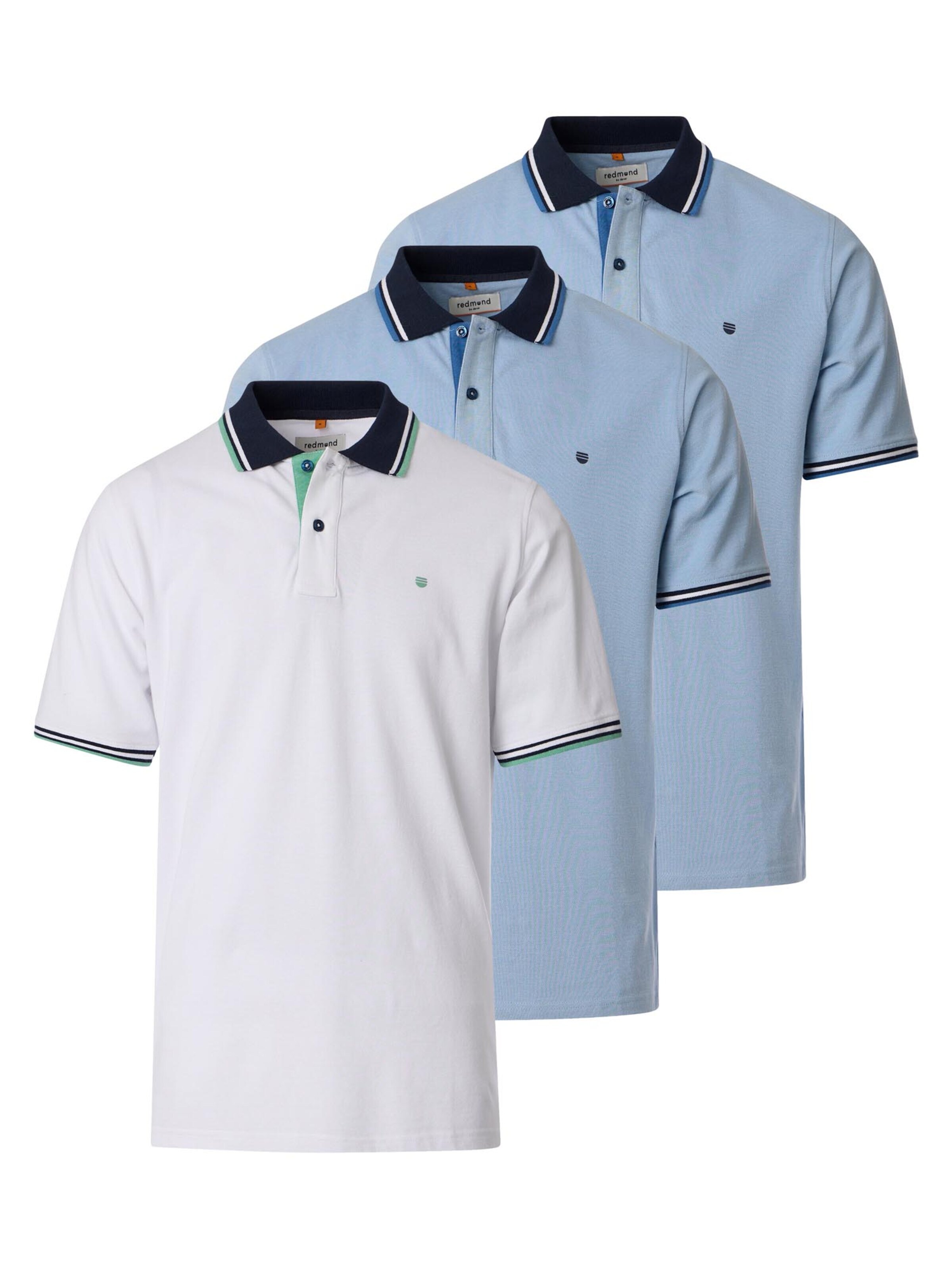 redmond Shirt 'Basic' in Blue: front
