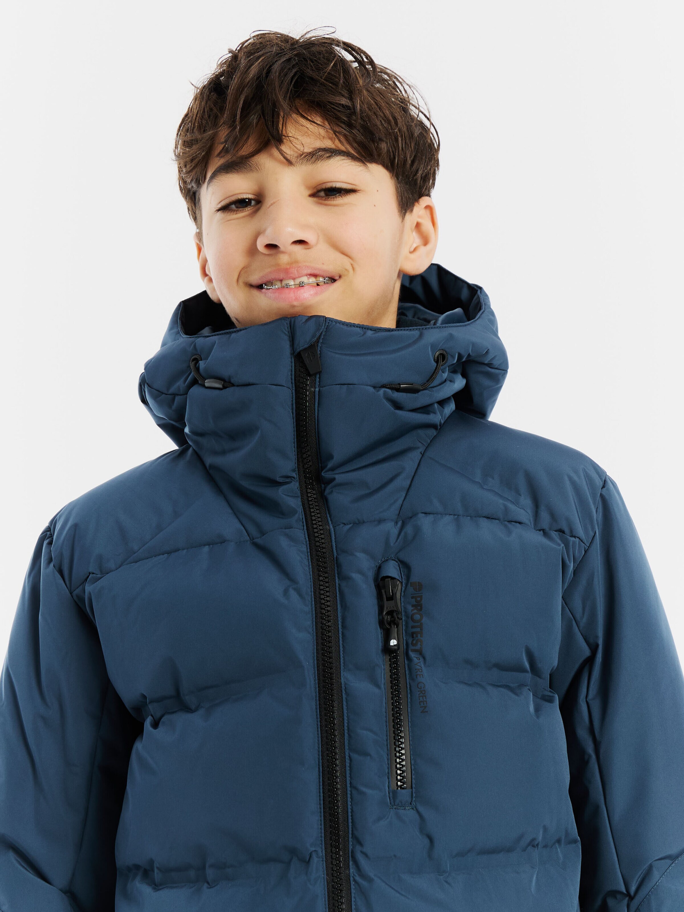 PROTEST Sports jacket 'PRTTumber JR' in Blue: front