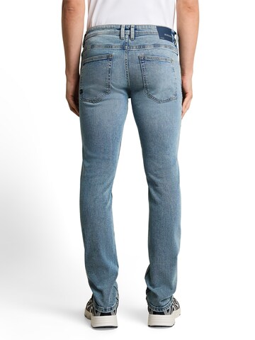 Coupe slim Jean 'PIERS' TOM TAILOR DENIM en bleu