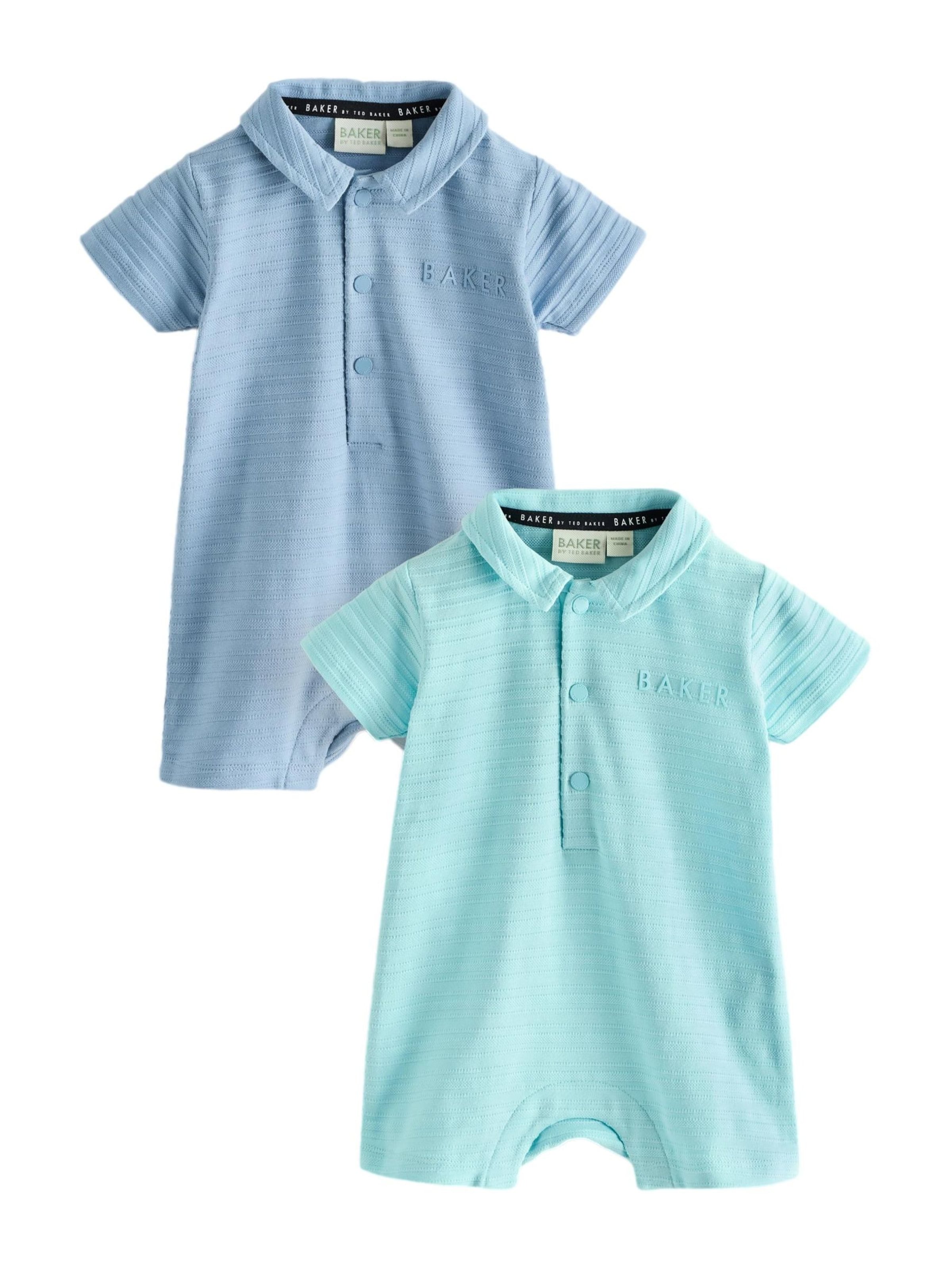 Baker by Ted Baker Strampler in Blau: Vorderseite