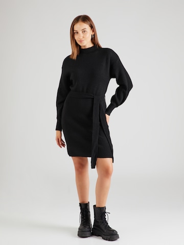 ONLY Knitted dress 'THILDE' in Black: front