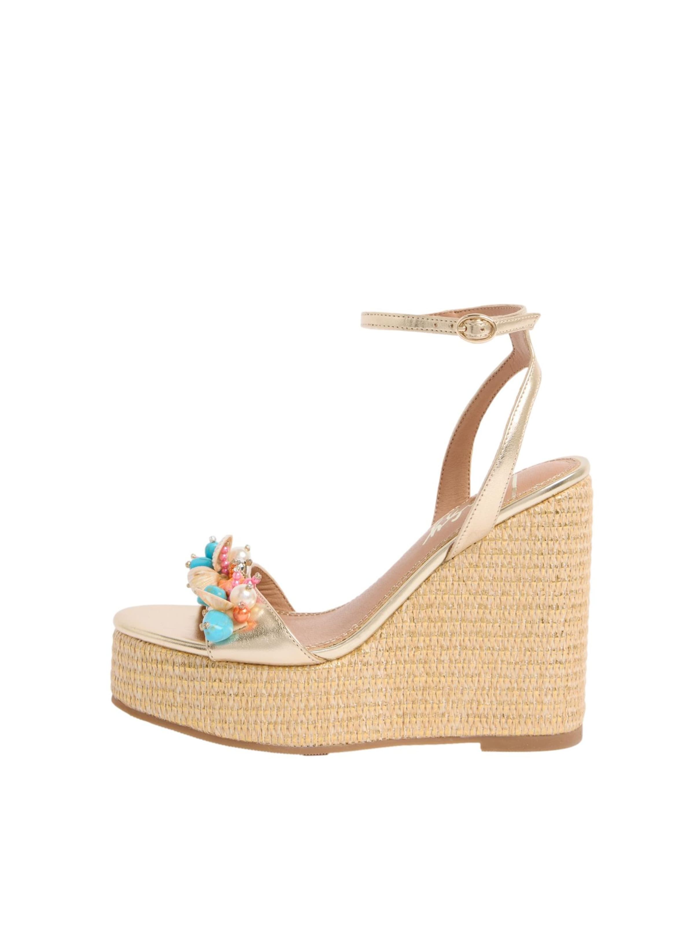 Lipsy Босоножки с ремешком в Золотой: спереди