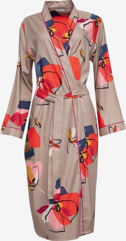 Cyberjammies Loungewear 'Naomi Taupe Floral' in Beige: front