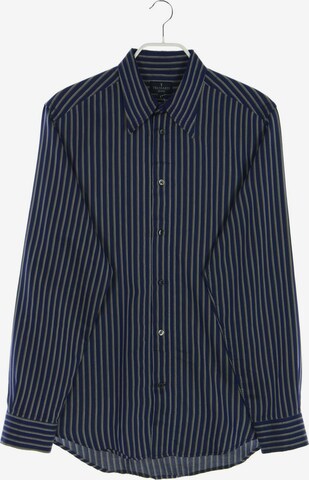 Trussardi Jeans Button Up Shirt in L in Grey: front