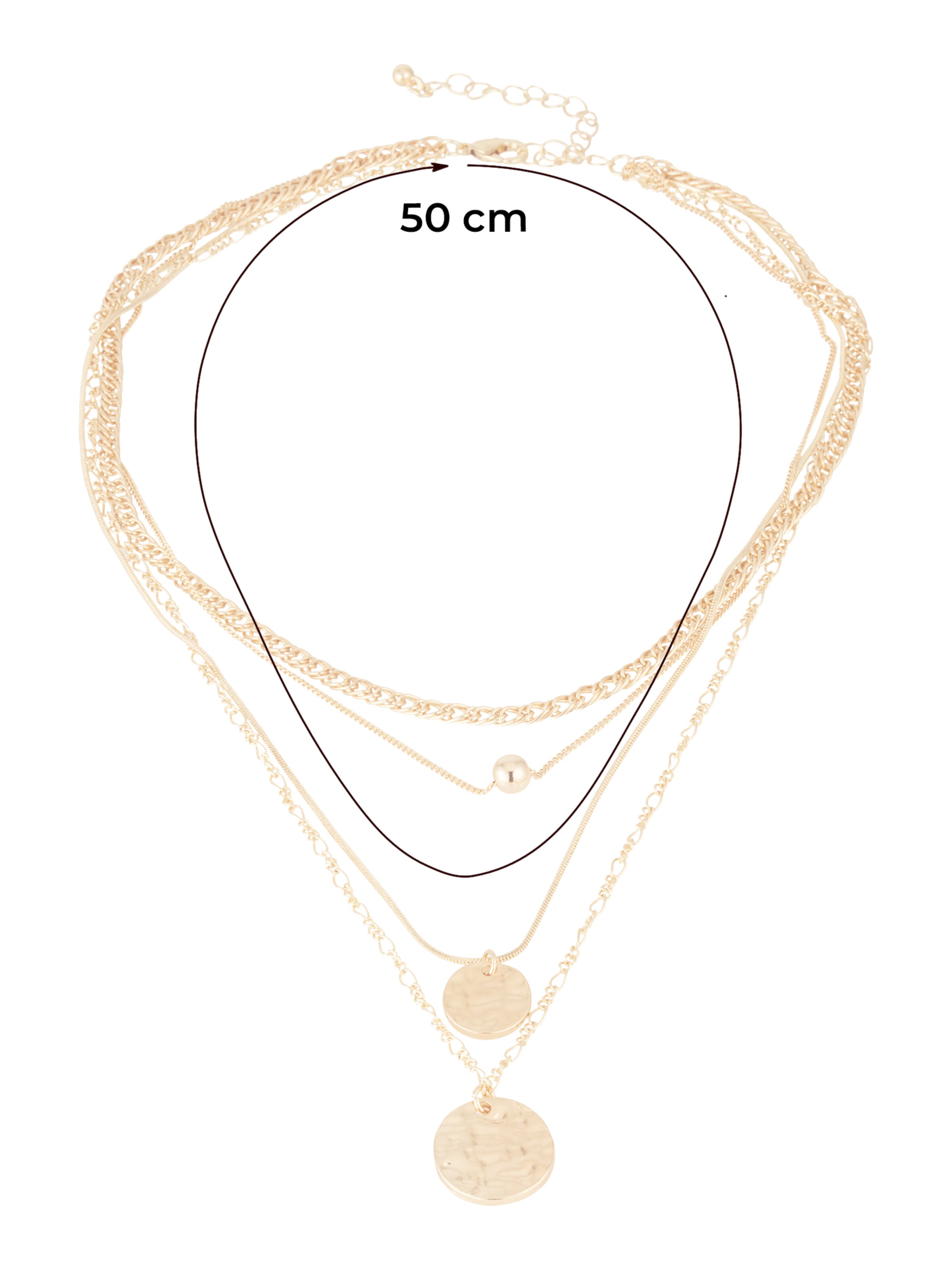 studioselect Halsband 'Milla' i guld