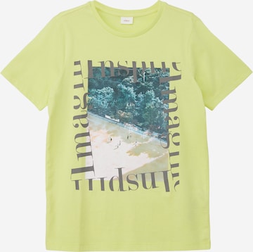 T-Shirt s.Oliver en vert : devant