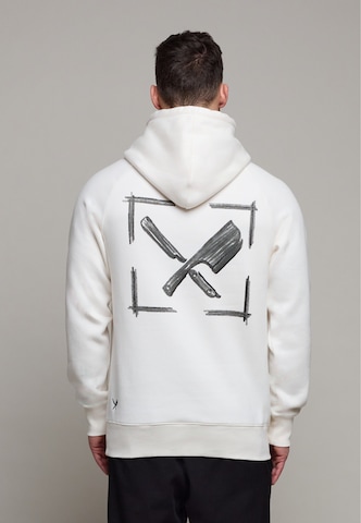 Felpa 'Chalk' di Distorted People in bianco