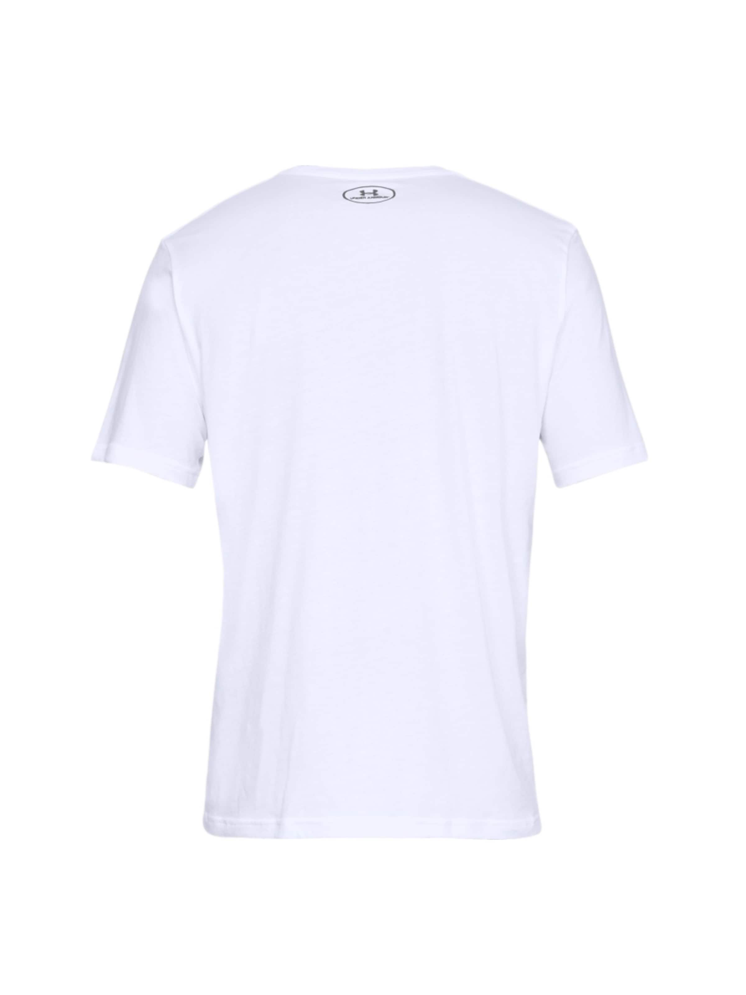 T-Shirt 'Team Issue Wordmark' UNDER ARMOUR en blanc