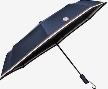 BOSS Regenschirm 'Pocket umbrella Varsity' in Blau: Vorderseite
