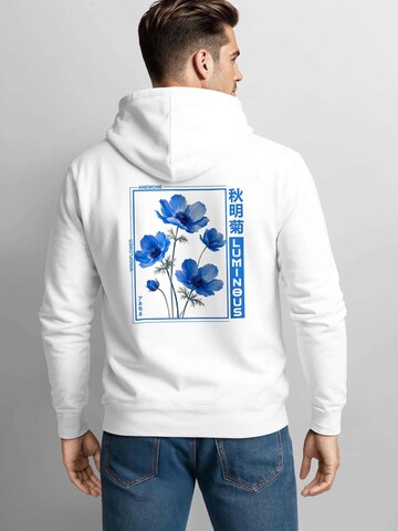 Neverless Sweatshirt 'Blumen' in White
