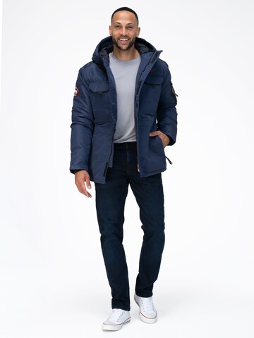 Rock Creek Winterjacke 'Jacke' in Blau