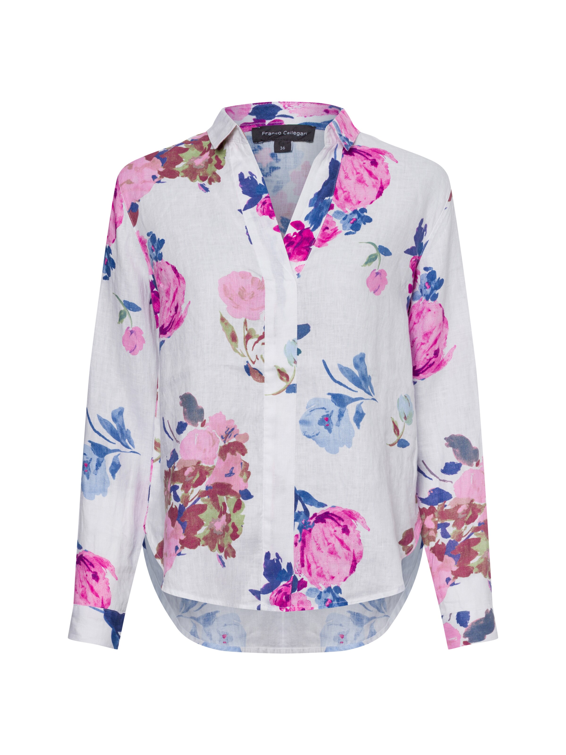 Franco Callegari Bluse ' ' in Weiß: Vorderseite