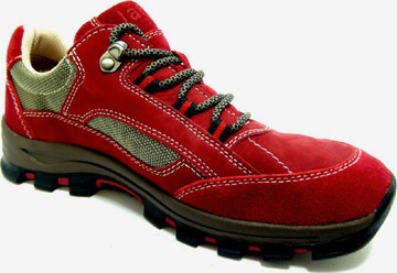 JANA Athletic Lace-Up Shoes in Red