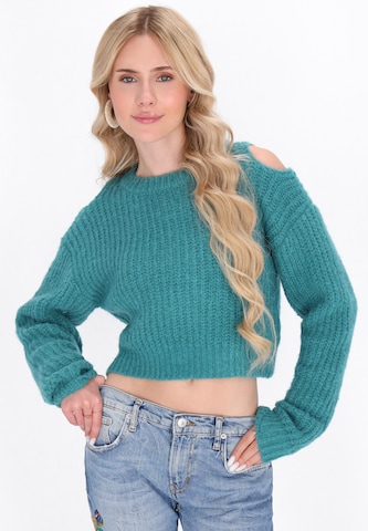 IZIA - Jersey en verde: frente