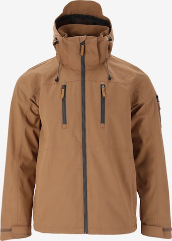 Whistler Outdoor jacket 'Downey' in Brown: front