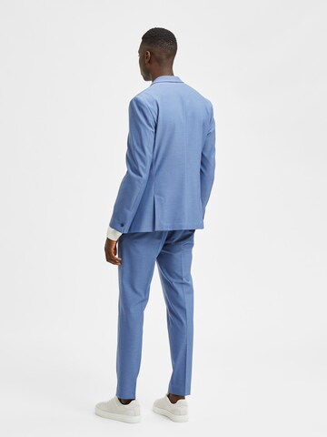 SELECTED Slim Fit Sakko 'Josh' in Blau